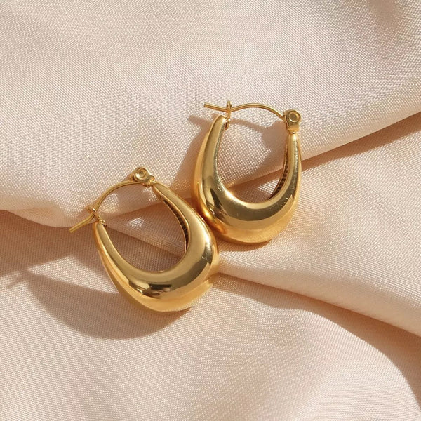 18 KT Bali Hoop earrings - Inaya Accessories