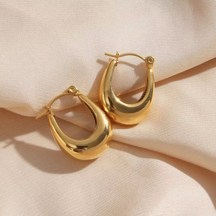 18 KT Bali Hoop earrings - Inaya Accessories